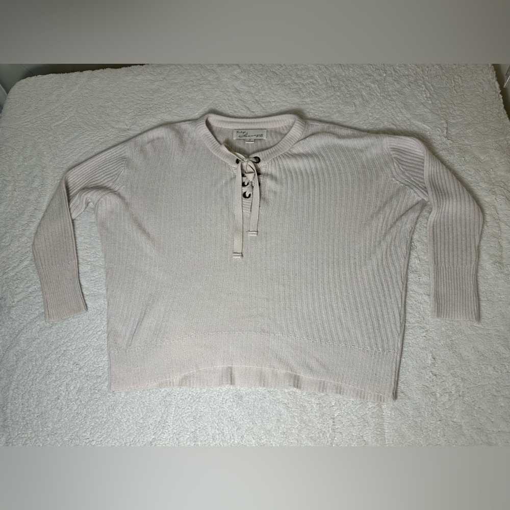 Vintage Havana knited Lace up sweater size Medium